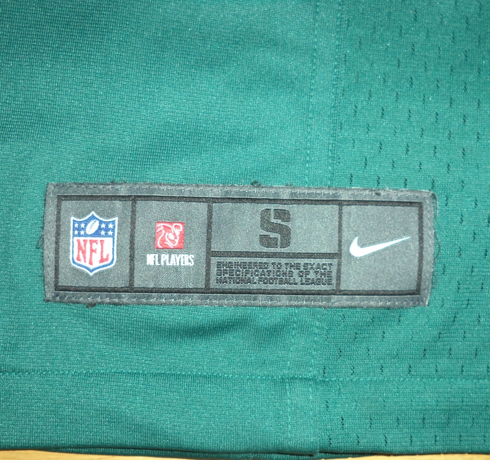 NICK FOLES Nike PHILADELPHIA EAGLES #9 Green Jersey - Adult Small - Picture 4 of 7