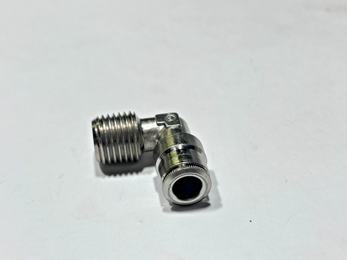 (8) Weatherhead 1169x4x4 1/4" Tube x 1/4" MNPT Push-Connect 90 DEG SWVL Male Elb - Picture 3 of 5
