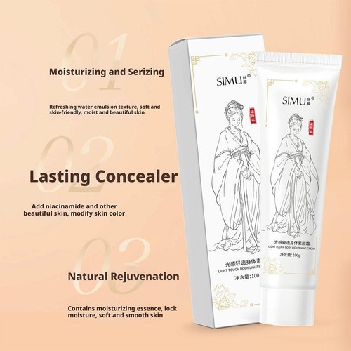 Silk Screen Light Sensitive Body Makeup, Lazy Cream - Bild 7 von 12