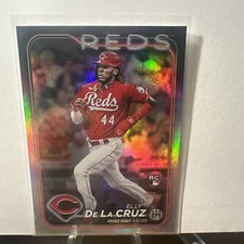 Elly De La Cruz 2024 Topps Update RC Refractor Rookie Reds Rookie Debut