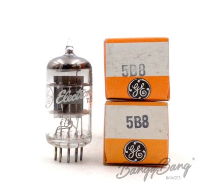 2 Tubes Électroniques (Valves) General Electric 6AH9 Compactron Neufs - Pour TV/Récepteur