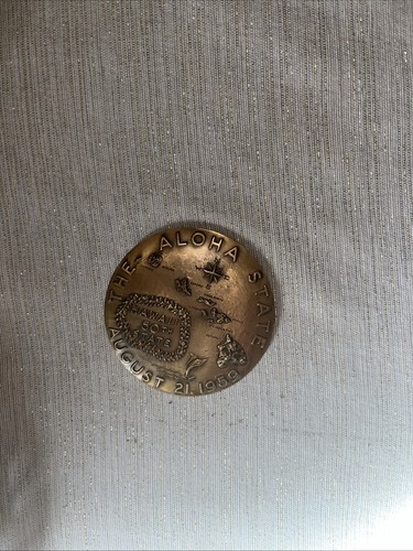Hawaii 50th State August 21 1959 Coin
