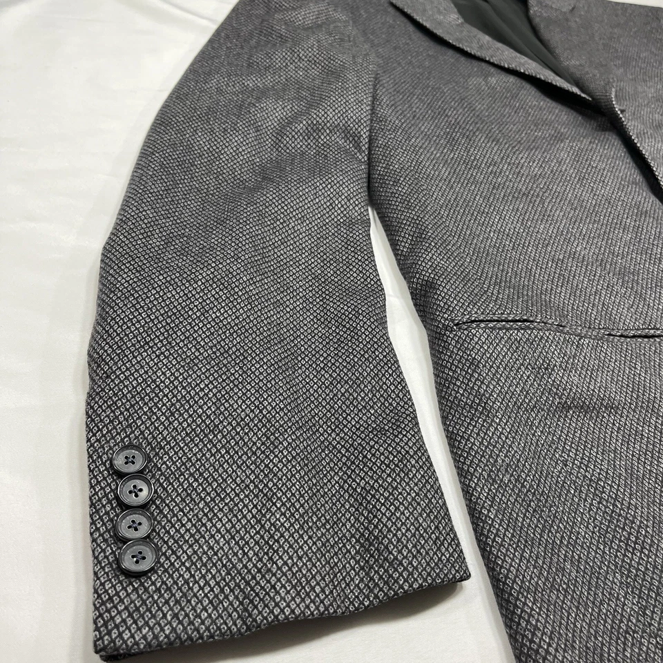 Abrigo deportivo Isaia Napoli Gianluca para hombre 56 mezcla de seda cachemir - 3 botones leer Foto 3 de 4