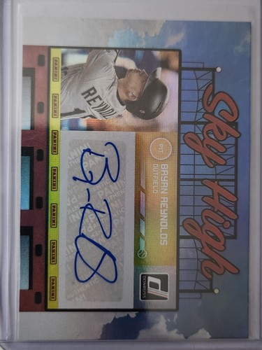 Bryan Reynolds 2020 Panini Donruss Sky High Signatures Pittsburgh #SHS-BR  - Imagen 14 de 14