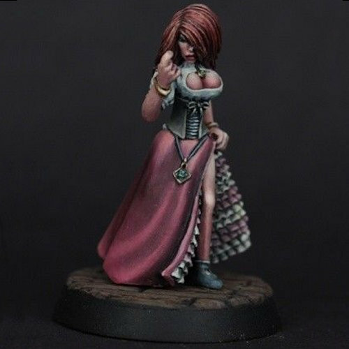 Reaper Dark Heaven Legends 02584 Townsfolk II Girl Female Gypsy Villager Wench - Picture 2 of 8