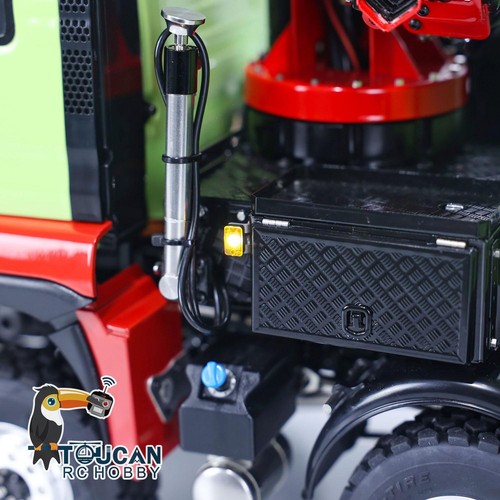 1:14 LESU 8X8 Hydraulic 3 Way RC Dumper Crane 2Speed Tipper w/ Light Sound - Picture 10 of 12