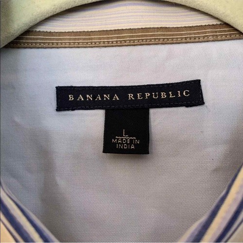 Banana Republic Shirt mit Knopfleiste Lg gestreift - Bild 2 von 4