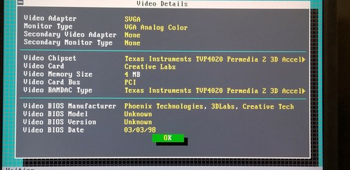 Creative Blaster Exxtreme CT6610 4MB 3D VGA PCI Video Card DOS Retro Gaming #G13 - Picture 2 of 9