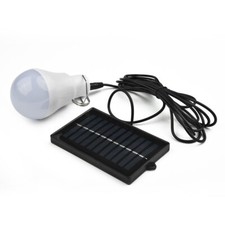 15W Solar LED Bulb Solar Panel Powered Light Tent Lamp Yard Camping Outdoor