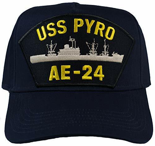 USS PYRO AE-24 Schiffsmütze - dunkelblau - Veteranenbesitz Geschäft - Bild 1 von 1
