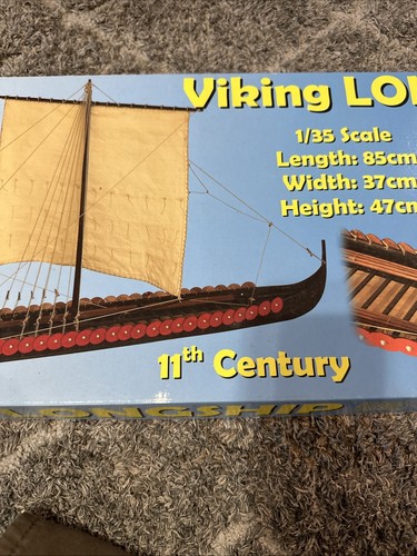 Dusek Wikinger Langschiff Maßstab 1:35 Holzmodell Boot Bausatz 11. Jahrhundert Modell - Bild 3 von 12