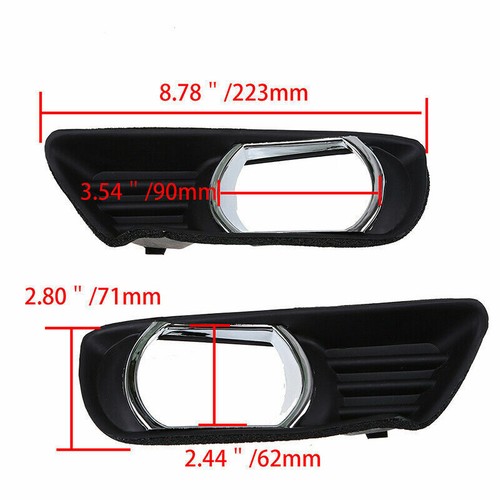 Front Bumper Fog Light Trim Bezel Cover Base Cap for Toyota For Camry 2007-2009 - Picture 2 of 8