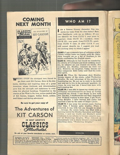 Alter Comic - Der Talisman von Sir Walter Scott Classics Illustrated 1953 #111 - Bild 3 von 3