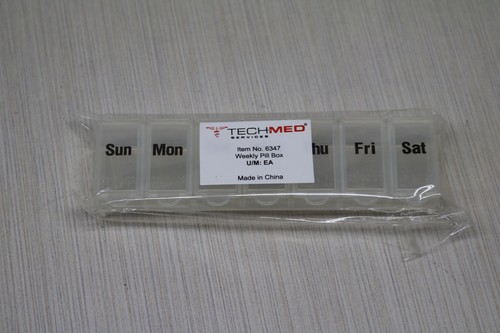 4x Once-A-Day Weekly Practidose Medication Organizer 7 Day Pill Reminder 4x/Day - Picture 4 of 4