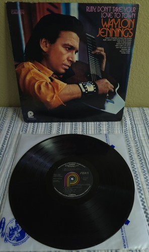WAYLON JENNINGS Ruby, Don't Take Your Love To Town LP RCA/CAMDEN VG+!!