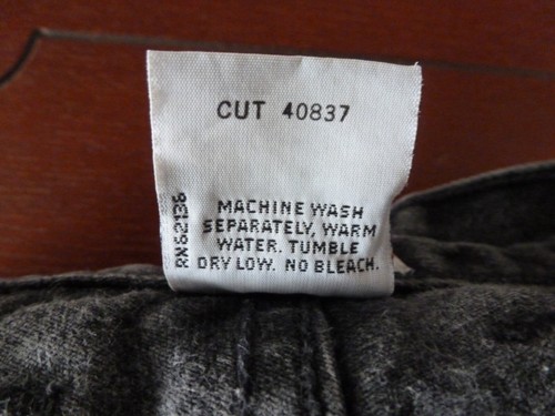 Vintage Guess Men Jeans 32(27x27.5) Tapered Leg Black 80's Made In USA UNISEX - Picture 10 of 10