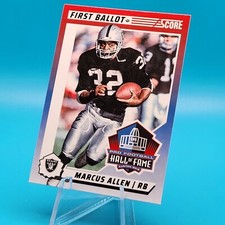 Marcus Allen 2024 Score Football Hall of Fame First Ballot  LA Raiders #5