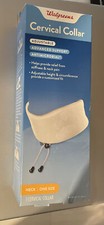 Walgreens Adjustable Cervical Collar, One Size Fits All Gray