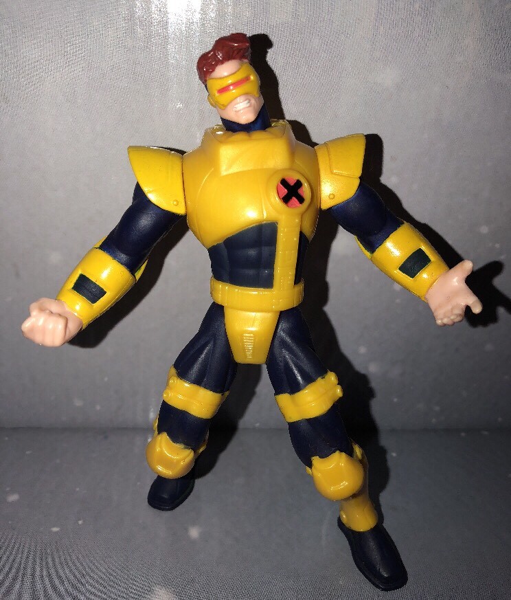 Marvel X-Men Robot Fighters Cyclops 5" Figure (Toy Biz, 1996) X-Factor X-Force Marvel (Toy X-Men Robot Fighters Cyclops 5