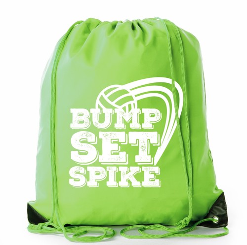 Mato & Hash Adult and Child Volleyball Drawcord Backpacks Bags - Imagen 4 de 31