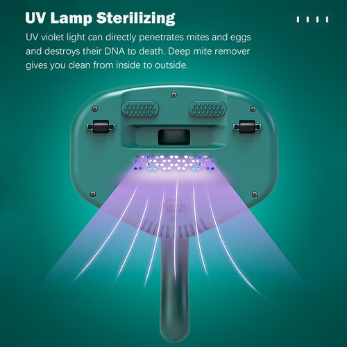 Milbensauger UV Licht Anti Milben Handstaubsauger Matratzenreiniger Allergiker - Bild 9 von 14