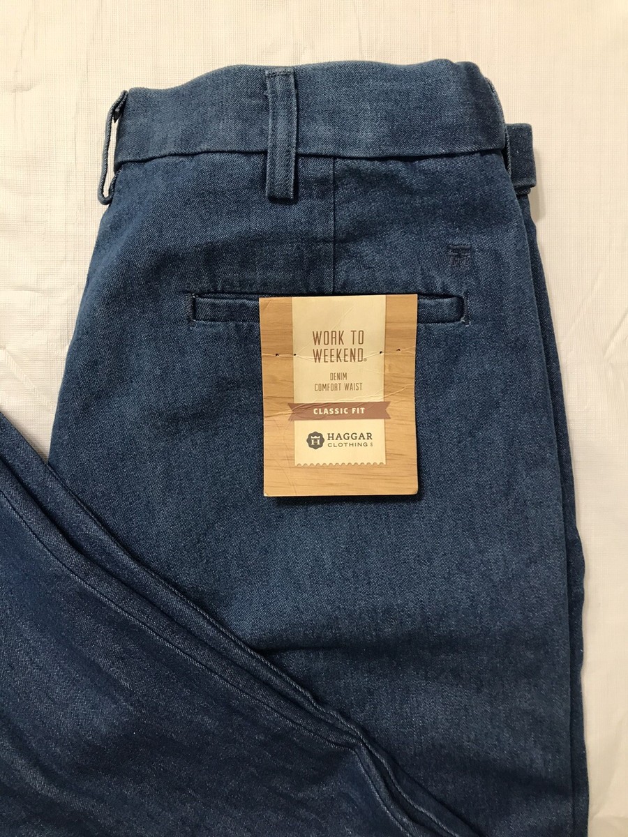 Expandable Waist Haggar Jeans Canada Haggar Work To Weekend Jeans