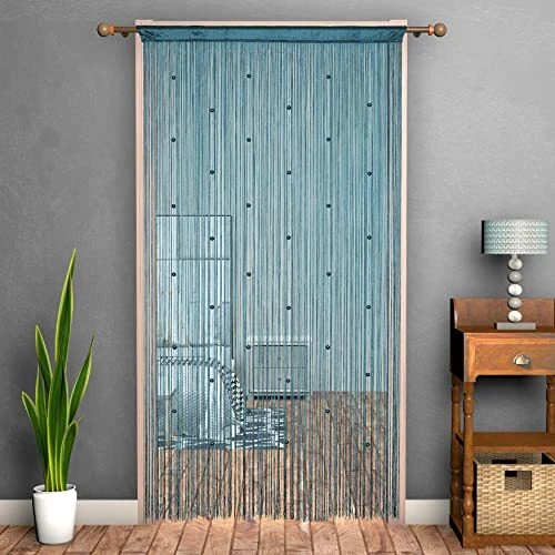 YaoYue Beaded Curtain Door String Curtains for Doorway Tassels Beads  Hanging Fringe Hippie Room Divider Window Hallway Entrance Wall Closet  Bedroom