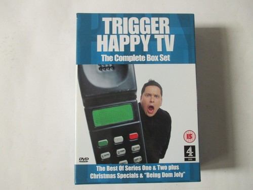 Trigger Happy TV Staring Dom Jolly 3 X DVD Box  Set Pre-Owned.