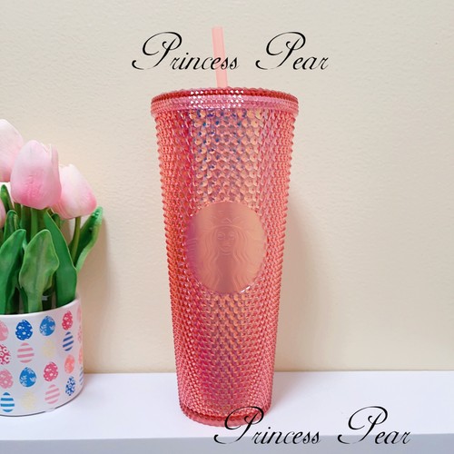 Starbucks tumbler flamingo bling studded 24 oz cold cup Thailand US Seller - Picture 8 of 9