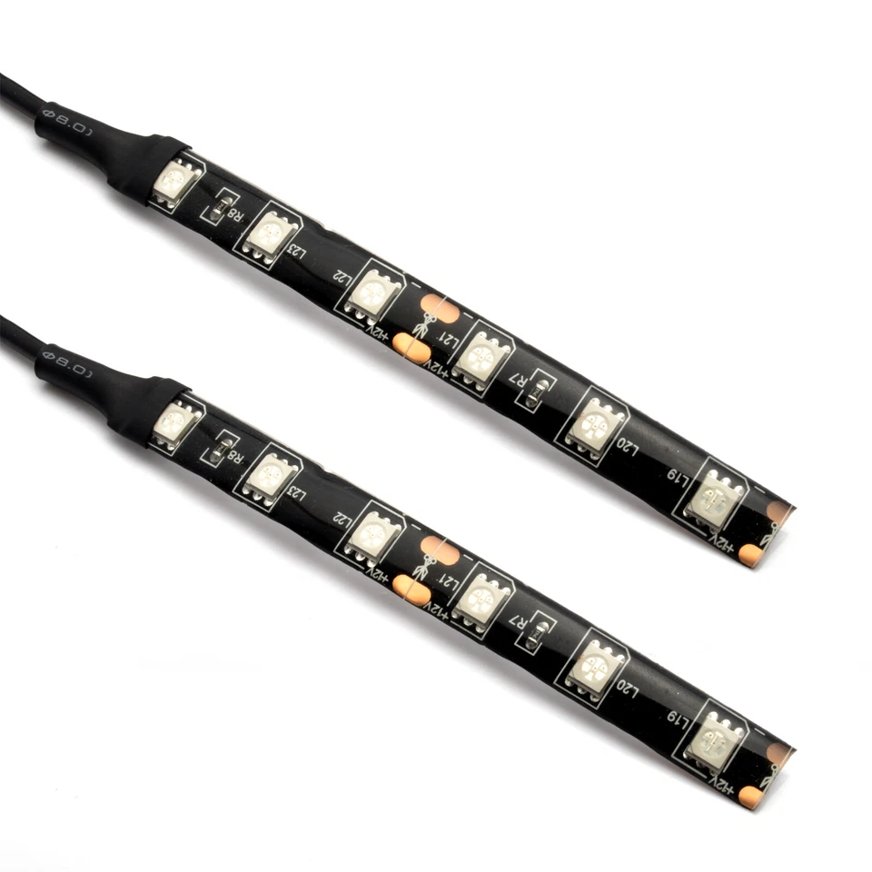 Amber Light Strips Bar LED Tail Light License Brake Turn Signals ATV Motorcycle — 第 3/4 张图片