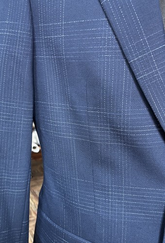 Zara Blazer dunkelblau Gr. 38 Herren Einreiher 2 Knöpfe Dbl Schlitz NEU ohne Etikett - Bild 2 von 10