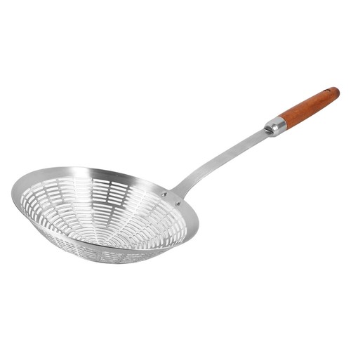 Chinese Cooking Colander Stainless Steel Water Leaking Strainer Food Slotted - Picture 9 of 12
