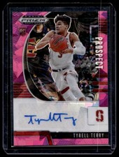 2020-21 Panini Prizm Pink Ice Tyrell Terry Rookie Auto Oregon State Beavers