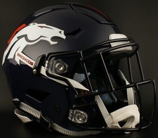 DENVER BRONCOS NFL Riddell SPEEDFLEX Authentic Gameday Football Helmet