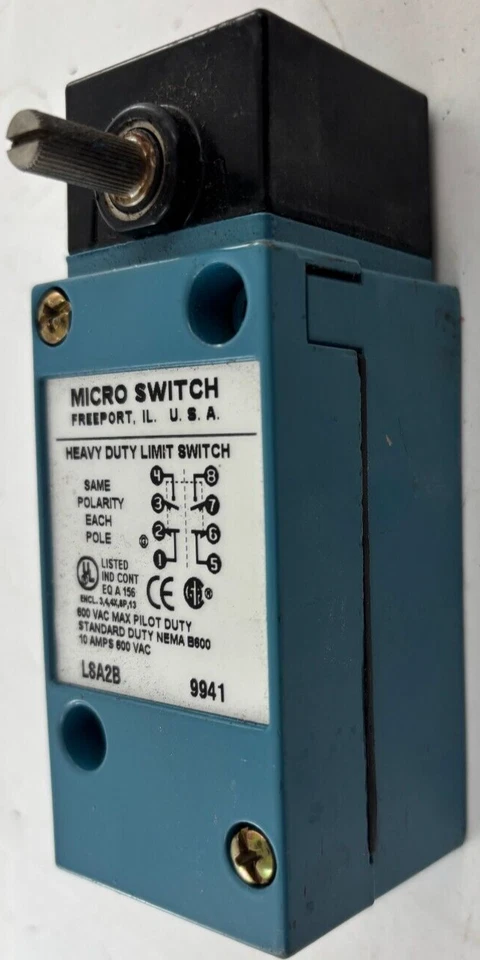 LSA2B MICRO SWITCH LIMIT SWITCHES HONEYWELL - Image 2 of 4