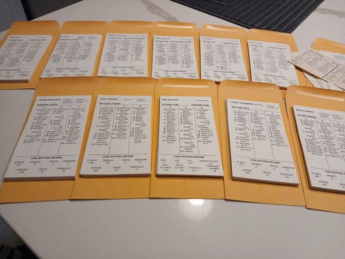 STRAT-O-MATIC BASEBALL OOP 1986 Season Player Cards FREE SHIPPING Original SOM