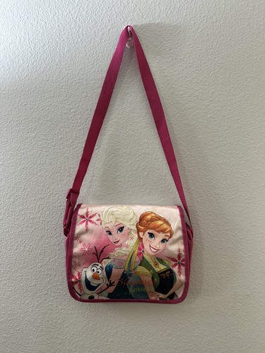 Disney Frozen Elsa & Anna Cross Body Bag/Purse/Tote Multicolor Adjustable Strap - Picture 1 of 7