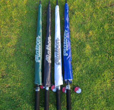 Malbon GOLF 長傘 ゴルフ UVカット 収納袋付き mbc-4 Malbon Golf Umbrella 4 Color Black White Green Blue by DHL