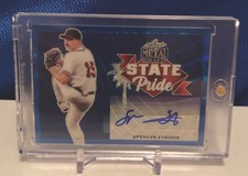 Spencer Strider 2021 Leaf Metal Draft Auto State Pride #SP-SS1 #3/20 LE RC