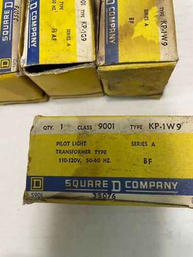 NEW SQUARE D 9001 KP-1 PILOT light no CAP/lens 110-120V 73250 transformer TYPE - Picture 2 of 3