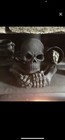 Ceramic Human Skull with Bones and Hands Gas Log Stanbroil Fireproof