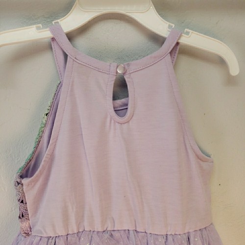 Pink & Violet Brand Little Girls Size 6 Sleeveless Mermaid Crochet Mesh Dress - Picture 5 of 10