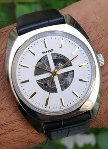 hmt skeleton watch