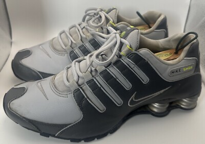 Nike Shox NZ 378341 009 Dark Grey / Wolf Grey - Volt Men's Nike Shox NZ 378341 009 Dark Grey / Wolf Grey - Volt Men's