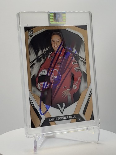 Christopher Bell Signed 2018 Panini Victory Lane Racing Bronze Rookie #35 PA COA - Picture 6 of 24