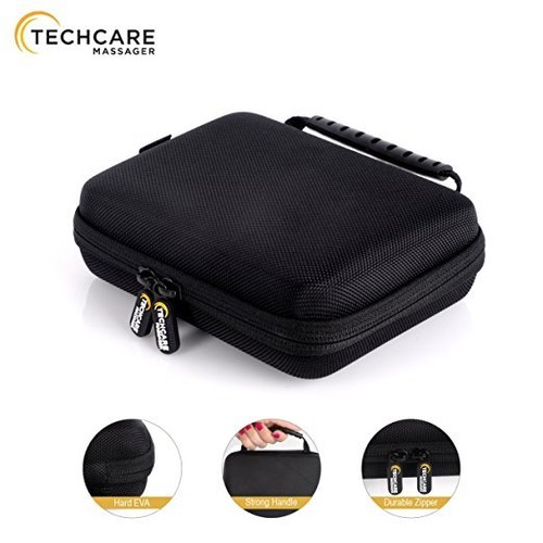 TechCare Hard Travel Case for Tens Unit Massagers Protective Shockproof
