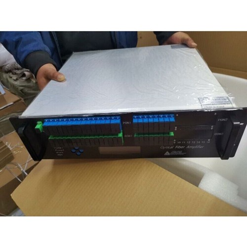 64 Ports 20dB Output Optical Fiber Amplifier 1550nm EDFA with WDM 3U Chassis - Picture 4 of 4
