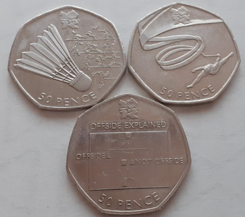 Full 29 coin Olympic 50p Set. Good Circulated Condition 2011 Fifty Pence 2012 1. - Picture 5 of 11