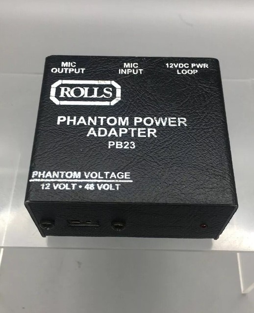 Rolls PB23 Phantom Power Adapter 48 Volt Phantom Voltage No Power
