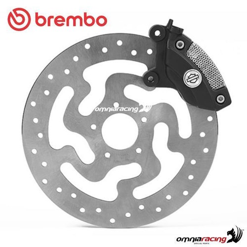 Pompe de frein Brembo arrière 11mm corps noir 40mm sortie supérieure PS11C - Photo 3/10
